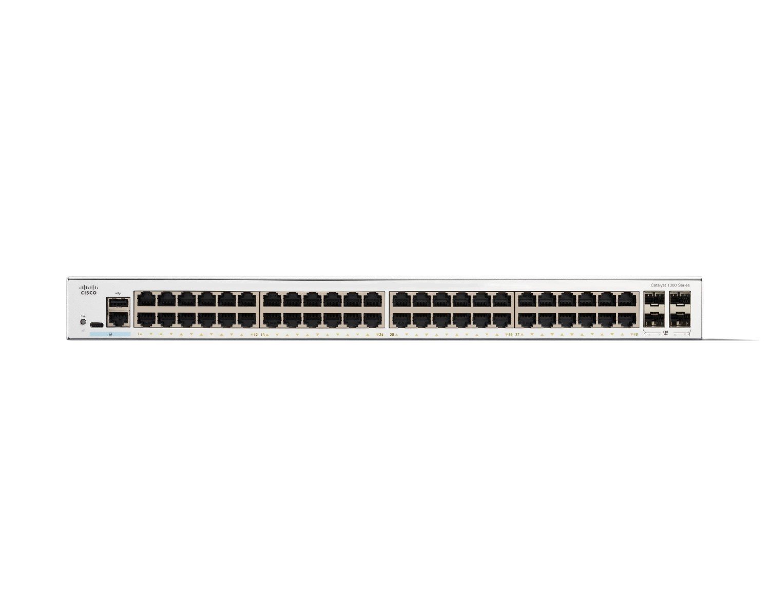Cisco Catalyst C1300-48T-4G – Switch Gigabit 48 port + 4 uplink SFP, fanless, hiệu năng mạnh mẽ cho SMB