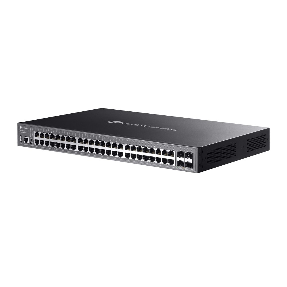 TP-Link SG5452XMPP | Switch PoE++ L3 52 Port Gigabit Stackable Uplink 10G Quản Lý Omada, 770W, VLAN, OSPF, ERPS