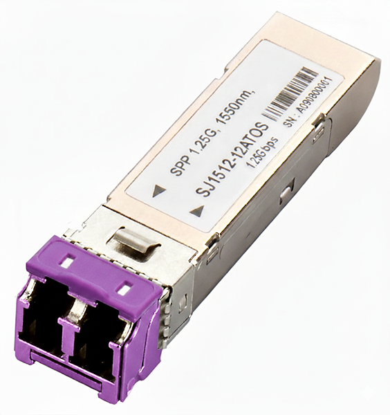 SJ1512-12ATOS - Module quang SFP 1.25G, 1550nm, 120/160km, DDM, SMF LC