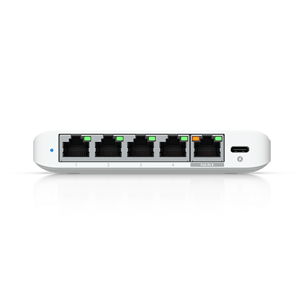UniFi Switch Flex Mini 2.5G (USW-Flex-2.5G-5) - Switch 5 cổng 2.5GbE, throughput 12.5 Gbps