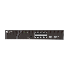 Ruijie Reyee RG-ES110GDS-P – 8-Port Gigabit + 2 SFP PoE Unmanaged Switch hỗ trợ giám sát qua Ruijie Cloud App
