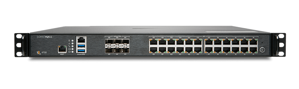 SonicWall NSa 4700 – Tường Lửa Gen 7 Hiệu Năng 18 Gbps, Chuẩn 10G Cho Doanh Nghiệp Trung & Lớn