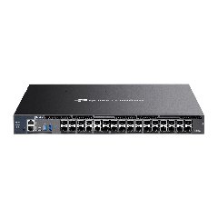 TP-Link SX6632YF | Switch Aggregation L3 32 Port 10G/25G Stackable Quản Lý Cao Cấp Omada, Dual PSU, VLAN, RIP/OSPF