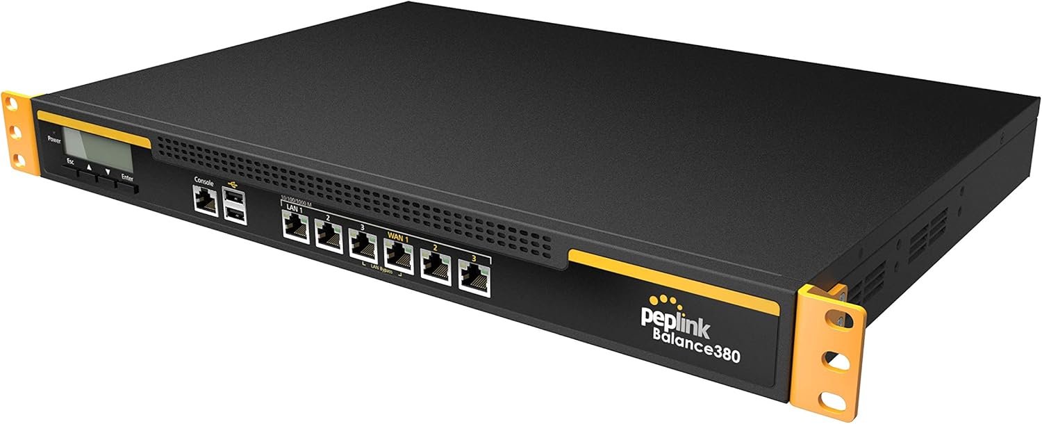 Peplink Balance 380 (BPL-380) - Router SD-WAN 3 WAN Gigabit, hiệu năng 1Gbps, SpeedFusion linh hoạt cho doanh nghiệp