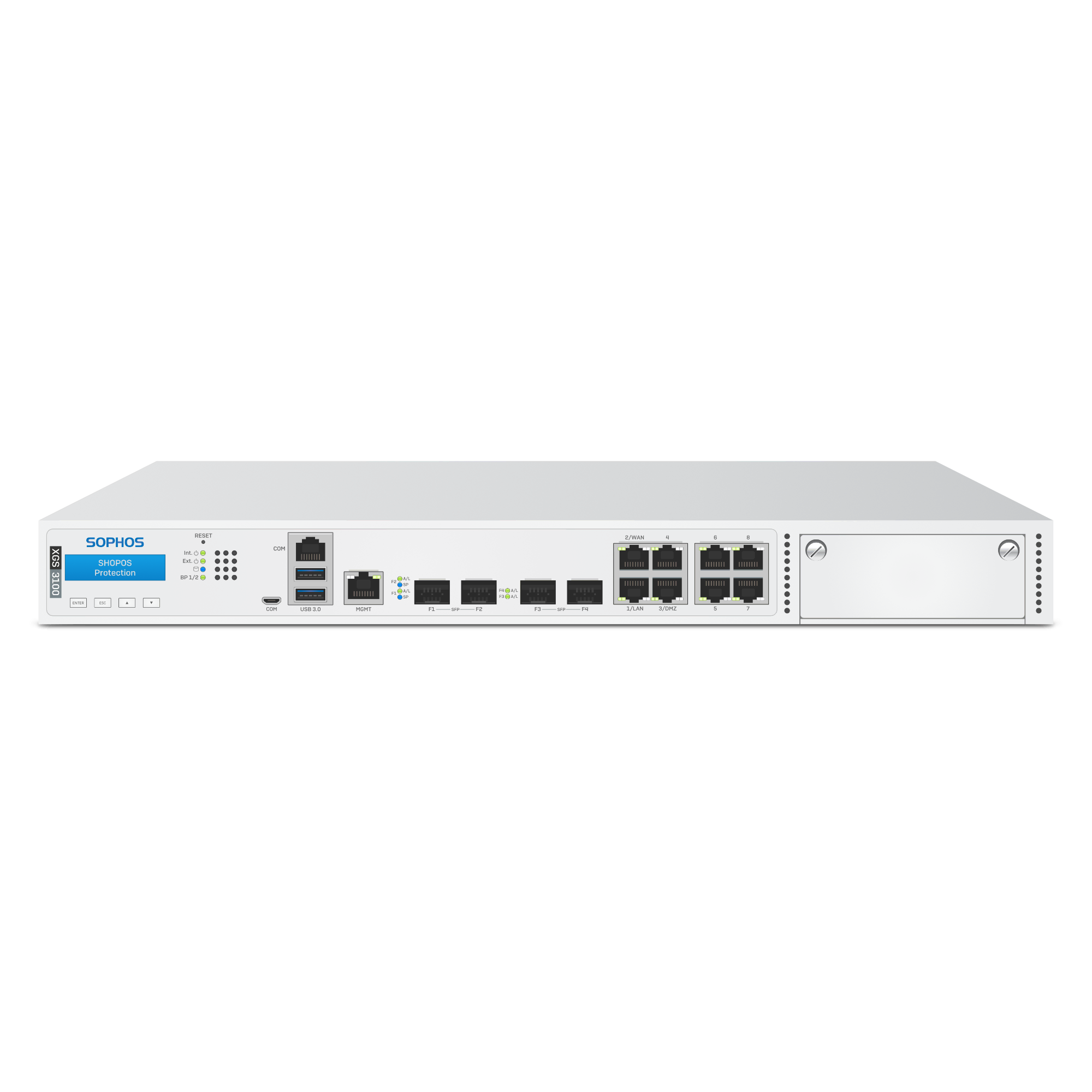 Tường Lửa Sophos XGS 3100: Kết nối 10GE tốc độ cao với cổng SFP+ tích hợp và chip Xstream