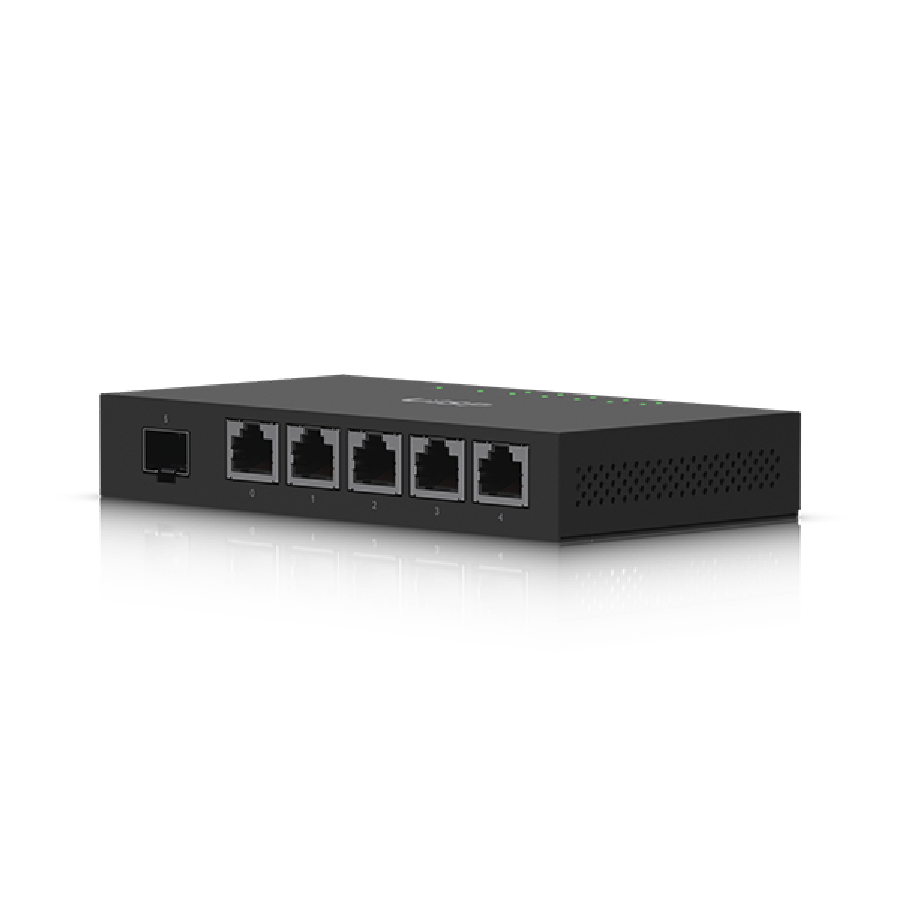 EdgeRouter X SFP (ER-X-SFP) - Router Gigabit 5 cổng + 1 SFP, hỗ trợ PoE