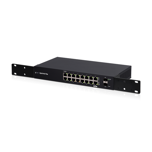 Ubiquiti EdgeSwitch 18X ES-18X – 16x Gigabit RJ45 + 2x SFP, PoE Passive 24V