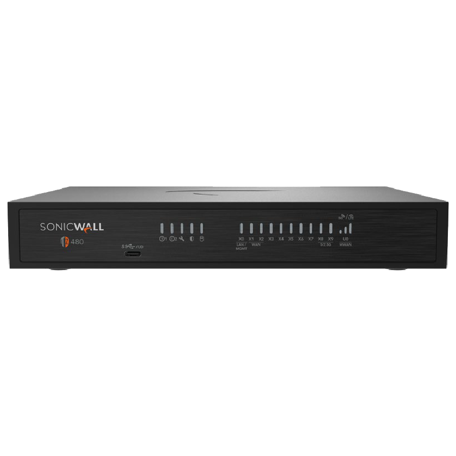 Tường Lửa SonicWall TZ480 Gen 8 | Hiệu Năng Vượt Trội & Cổng 5G SFP+