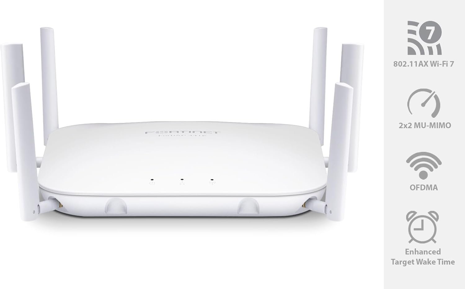FortiAP 243K - Access Point Wi-Fi 7 Quad-Radio 2x2 MU-MIMO