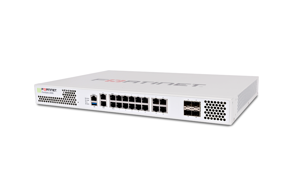Thiết bị tường lửa FortiGate FG-200E-BDL-950-12 (kèm license 1 năm)