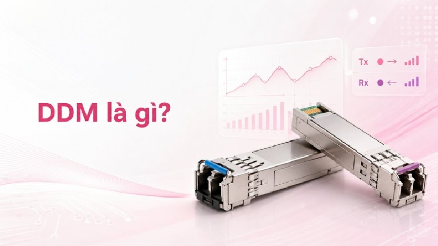 Module quang DDM là gì? Cách kiểm tra công suất quang khi link chập chờn