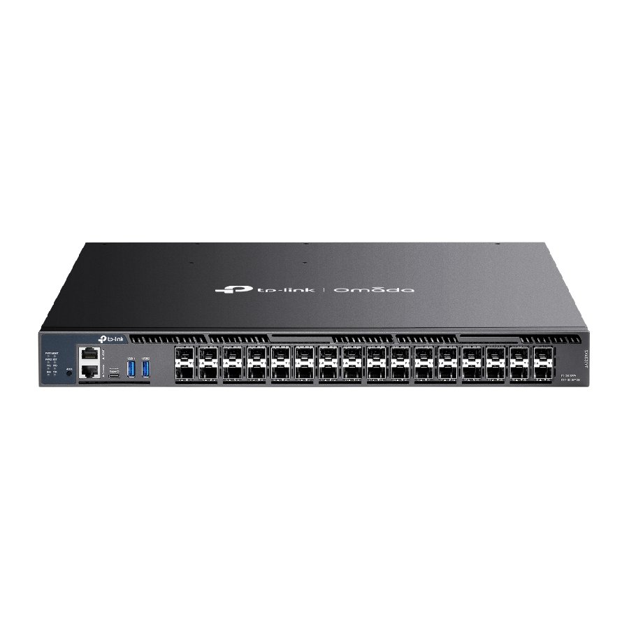 TP-Link SX6632YF | Switch Aggregation L3 32 Port 10G/25G Stackable Quản Lý Cao Cấp Omada, Dual PSU, VLAN, RIP/OSPF