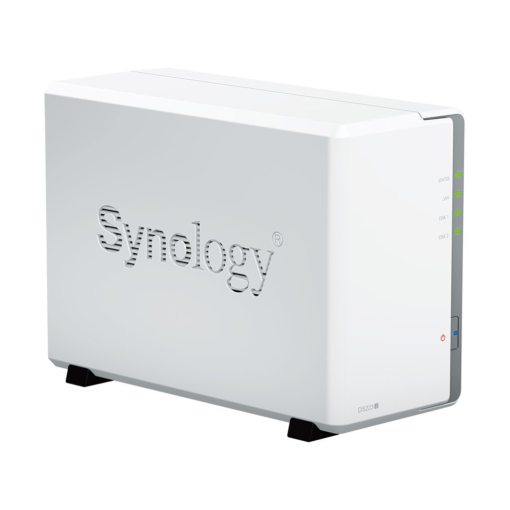 Synology DiskStation DS223j - NAS 2-bay nhỏ gọn, tiết kiệm năng lượng cho gia đình & văn phòng nhỏ