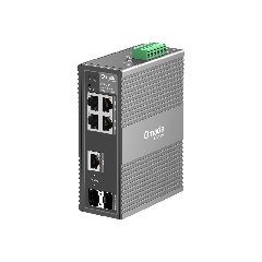TP-Link IES206G | Switch Công Nghiệp 6 Port Gigabit Quản Lý Cloud Omada, Hoạt Động -40~75°C, Vỏ Nhôm IP40