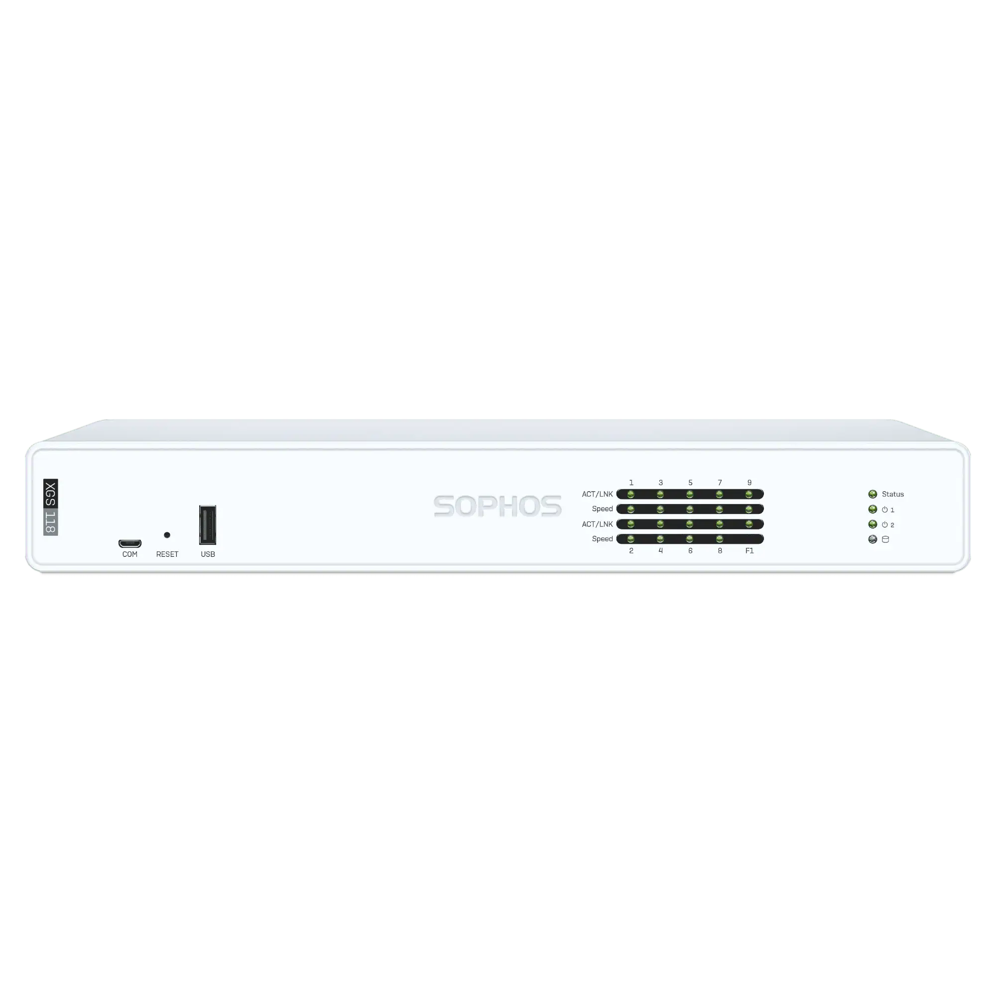 Sophos XGS 118: Tường Lửa Hiệu Suất Cao, Linh Hoạt với 9 Cổng 2.5GE và Khe Cắm Mở Rộng