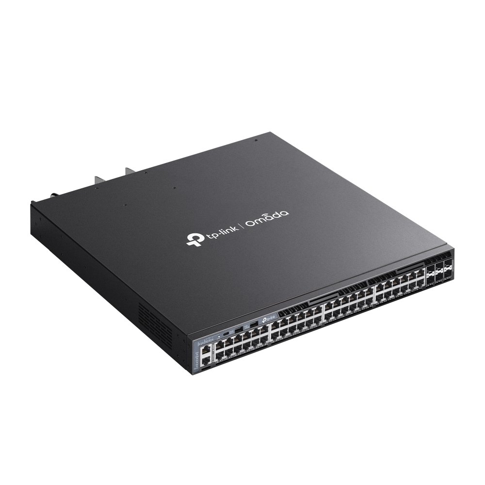 TP-Link SG6654XHP | Switch L3 PoE+ 54 Port Gigabit Uplink 10G Quản Lý Cao Cấp Omada, 1440W, Dual PSU, VLAN, RIP/OSPF