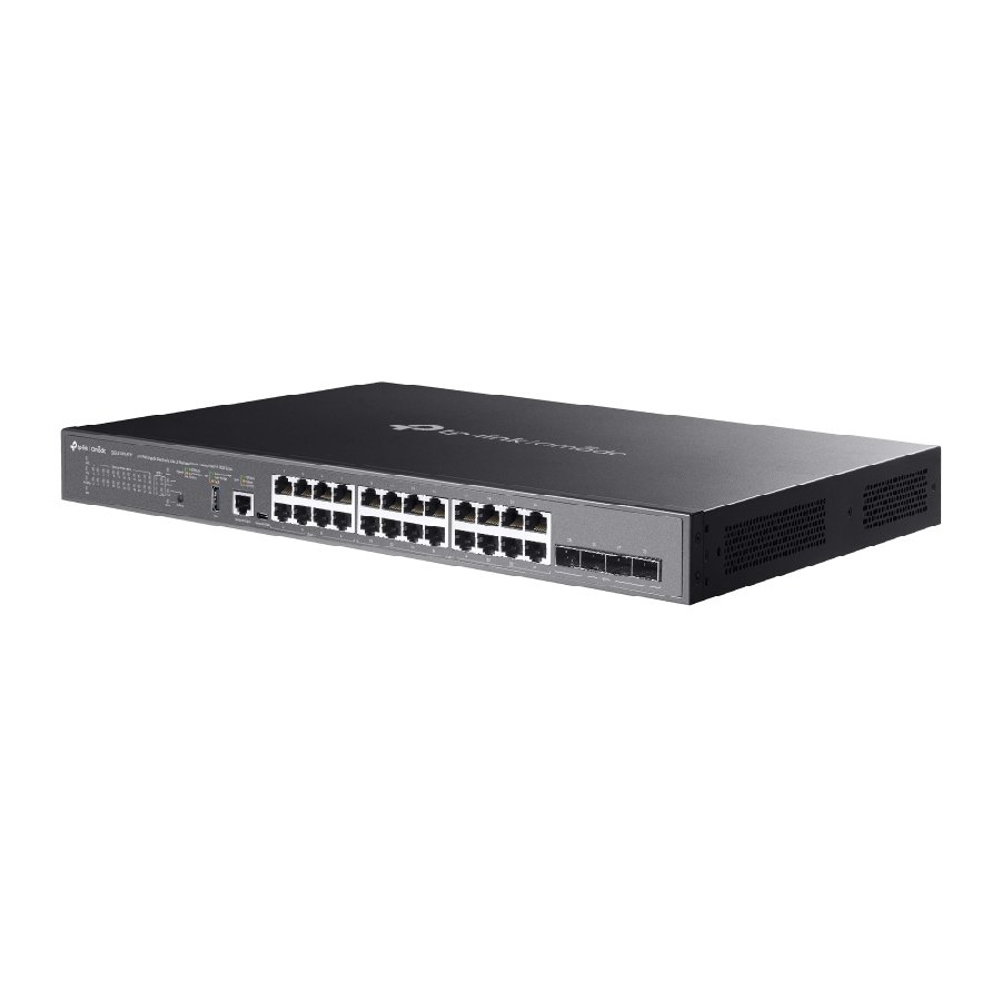 TP-Link SG5428XMPP | Switch PoE++ L3 28 Port Gigabit Uplink 10G Quản Lý Omada, 500W, VLAN, OSPF, Stackable