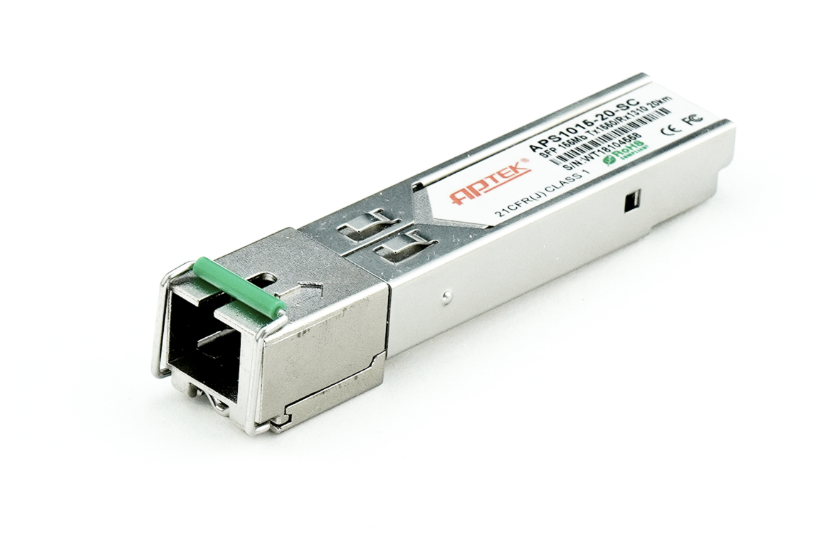 Module quang APTEK APS1015-20-SC | SFP BiDi SM 155Mbps 20km SC (1 sợi) | NAMHI