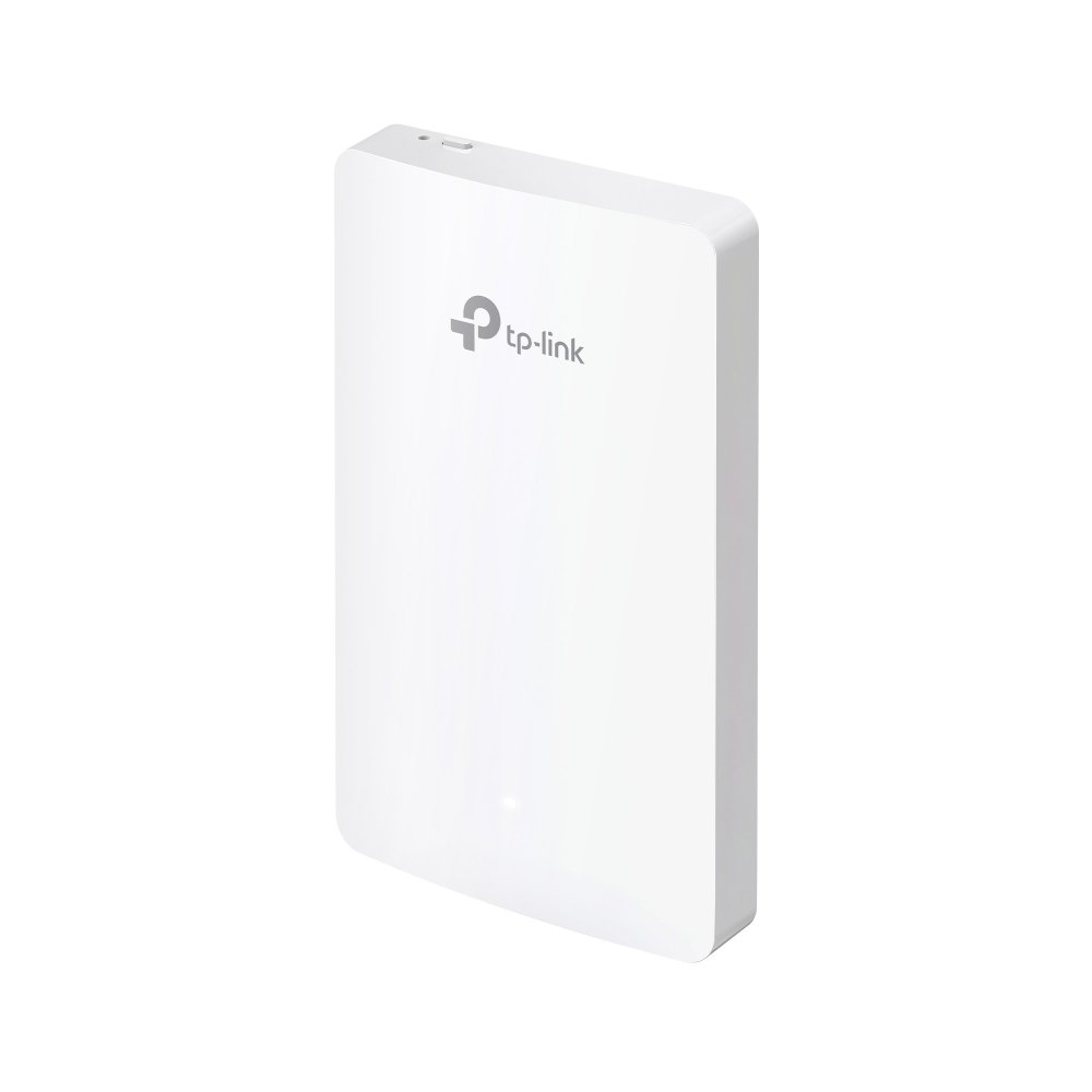 TP-Link EAP615-Wall | WiFi 6 AX1800 Wall Access Point, 4 Port Gigabit, PoE+, Quản Lý Cloud Qua Omada SDN