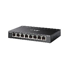 TP-Link ES208GP | Switch 8 Port Gigabit PoE+ 64W Quản Lý Dễ Dàng Omada, Truyền Xa 250m, Vỏ Kim Loại Bền Bỉ