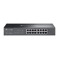 TP-Link ES216G | Switch 16 Port Gigabit Quản Lý Dễ Dàng Omada, VLAN, QoS, Vỏ Kim Loại Gắn Rack Bền Bỉ