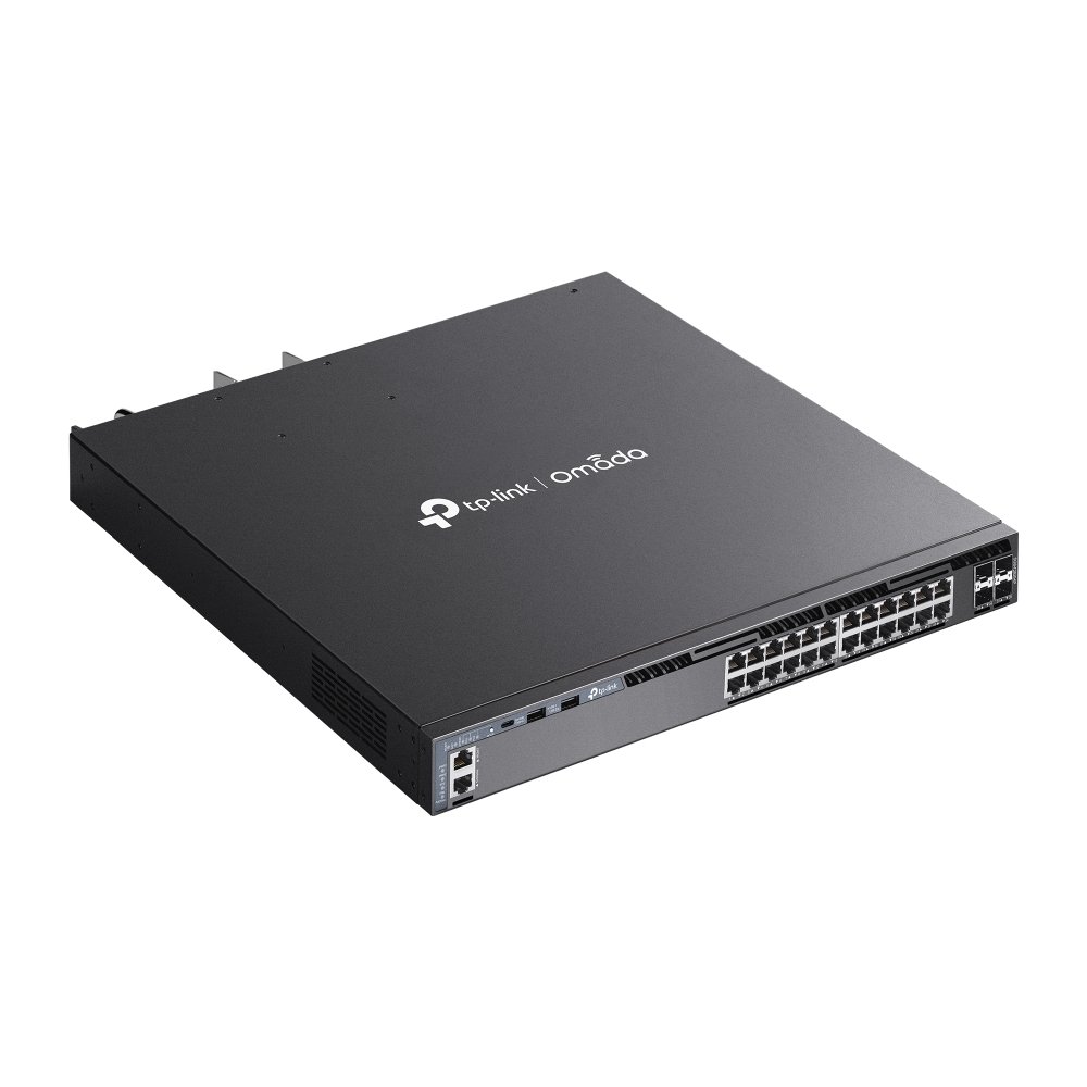 TP-Link SG6428XHP | Switch PoE+ L3 28 Port Gigabit Uplink 10G Quản Lý Omada, 720W, VLAN, OSPF, Dual PSU
