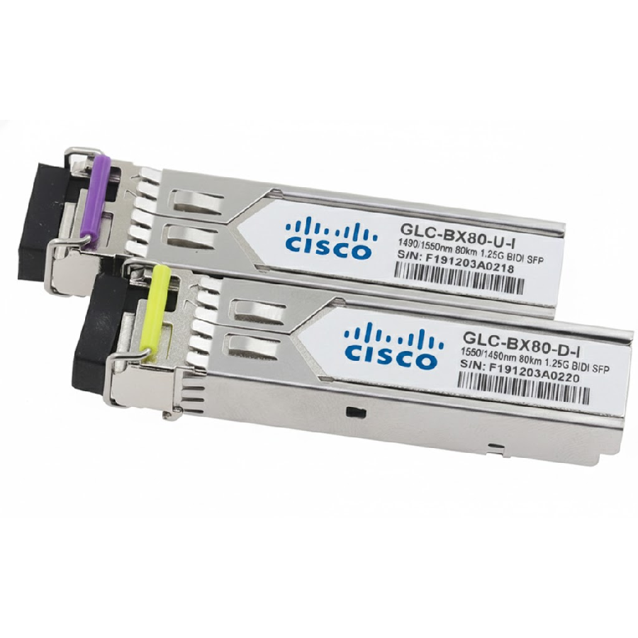 Cisco GLC-BX80-D-I & GLC-BX80-U-I | Module quang SFP 1G BiDi 80km | NAMHI