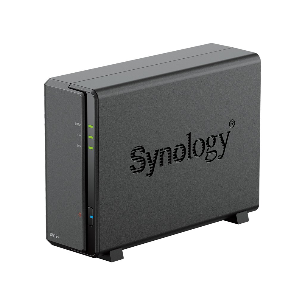 Synology DiskStation DS124 - NAS 1-bay nhỏ gọn, tiết kiệm điện, dễ dàng quản lý dữ liệu