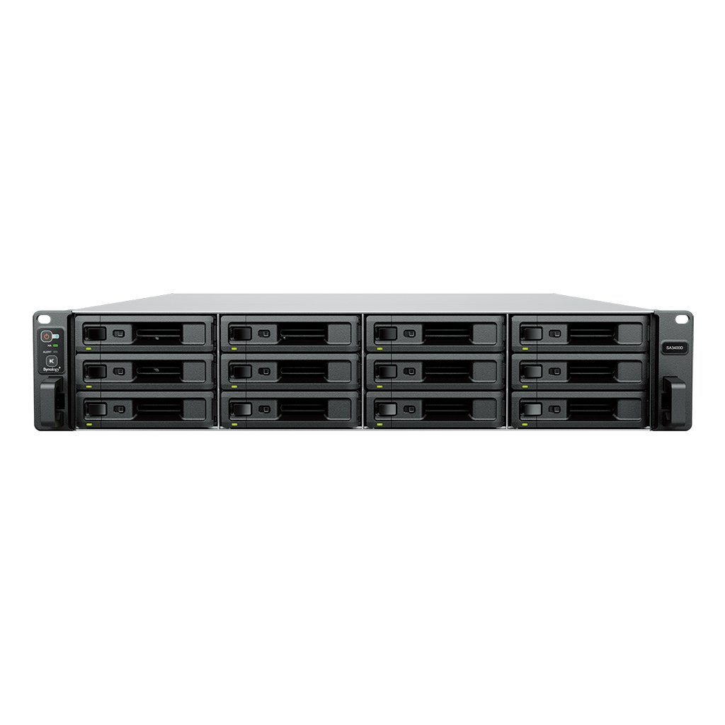 Synology SA3400D | NAS 2U 12-Bay Dual Controller, CPU Xeon 8-Core