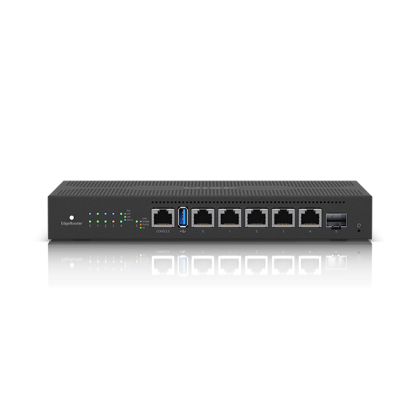 EdgeRouter 6 PoE (ER-6P) - Router Gigabit 6 cổng, hỗ trợ PoE linh hoạt