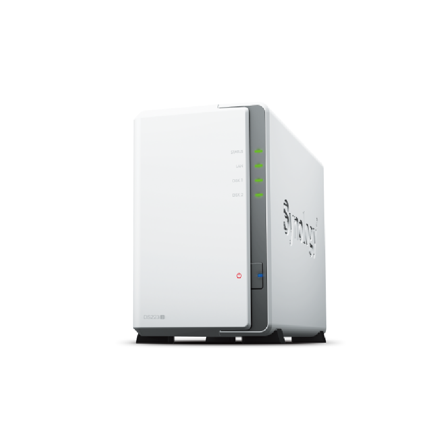 Synology DiskStation DS223j – NAS 2-bay nhỏ gọn, tiết kiệm năng lượng cho gia đình & văn phòng nhỏ
