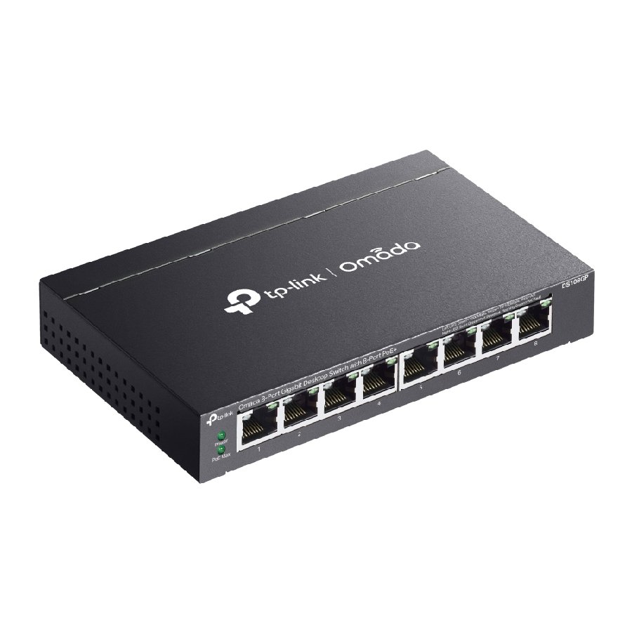 TP-Link DS108GP | Switch 8 Port Gigabit PoE+ 65W Truyền Xa 250m, Tự Động Phục Hồi, Cắm Là Chạy