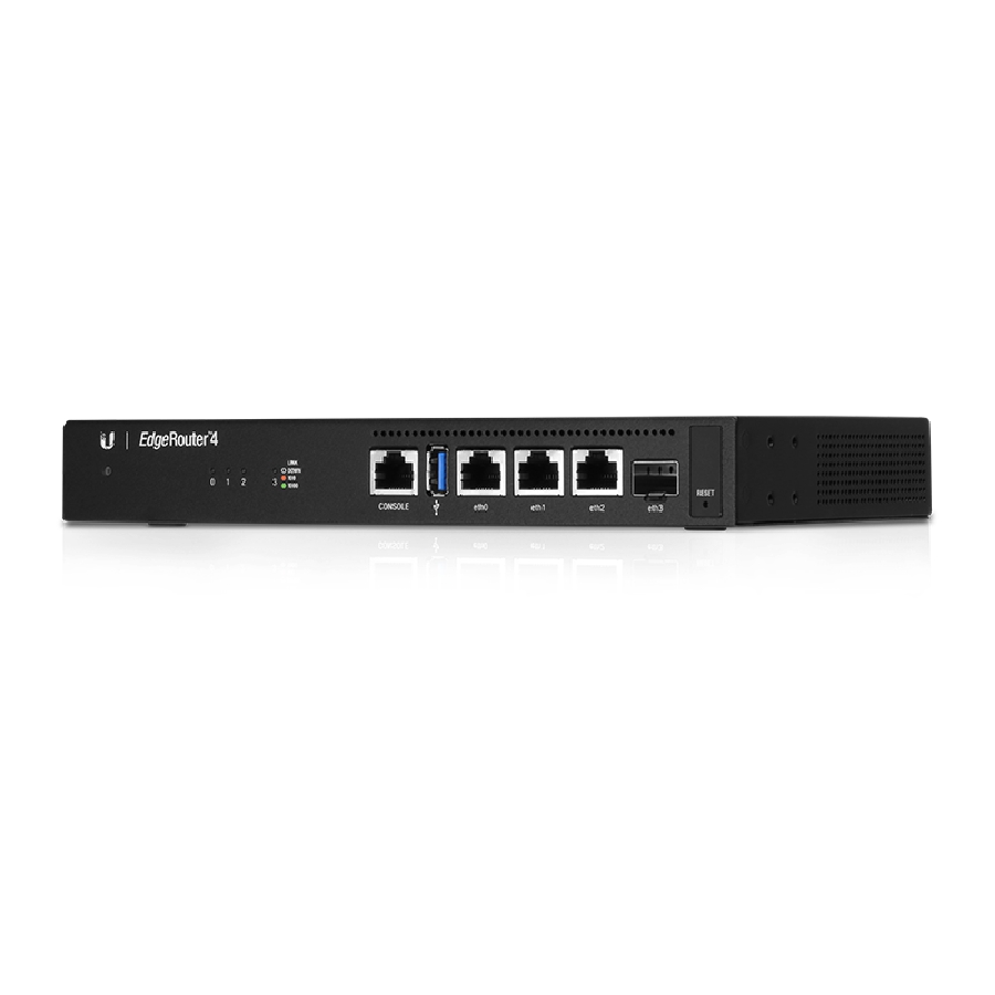 EdgeRouter 4 (ER-4) - Router Gigabit 4 cổng, CPU 4 nhân, RAM 1GB