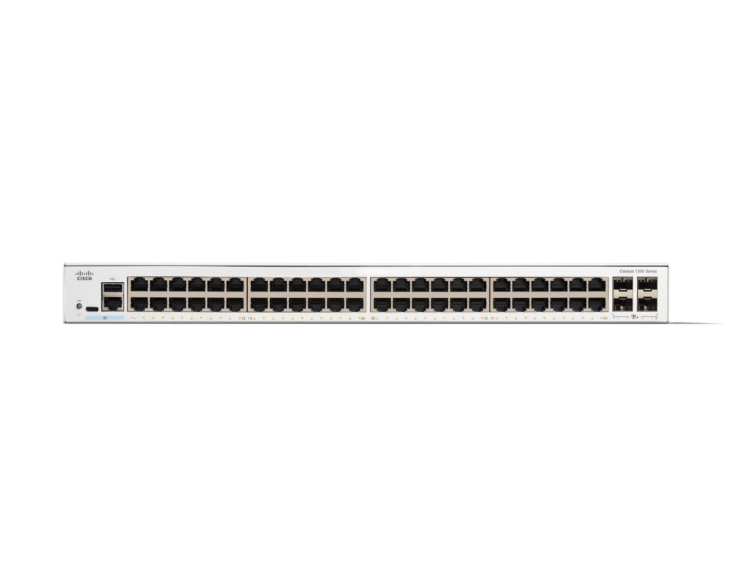 Cisco Catalyst C1200-48T-4X – Switch Gigabit 48 port + 4 uplink 10G SFP+, hiệu năng mạnh mẽ cho mạng doanh nghiệp SMB