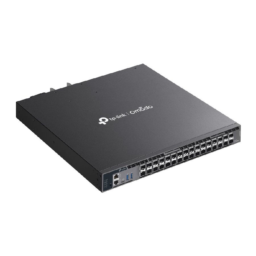 TP-Link SX6632YF | Switch Aggregation L3 32 Port 10G/25G Stackable Quản Lý Cao Cấp Omada, Dual PSU, VLAN, RIP/OSPF