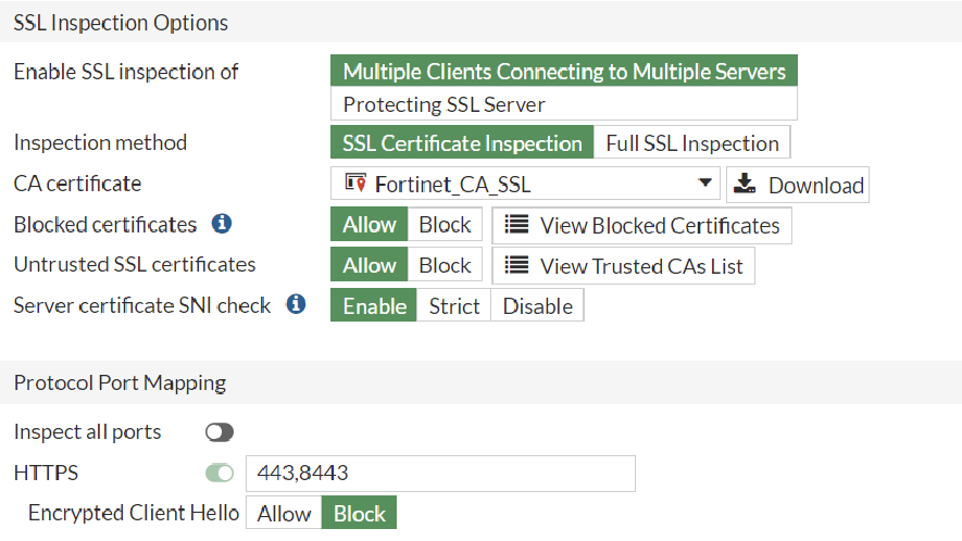SSL Inspection trên FortiGate - Hiểu đúng trước khi bật
