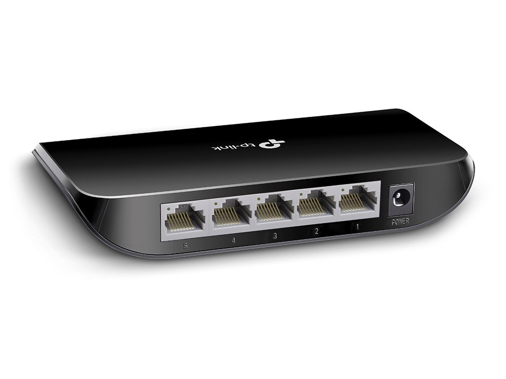 TP-Link TL-SG1005D | Switch Gigabit 5 port, Unmanaged, vỏ nhựa, nhỏ gọn, cắm là chạy cho văn phòng và gia đình