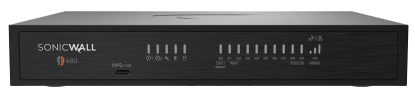 Tường Lửa SonicWall TZ680 Gen 8 | Hiệu Suất Cao & Cổng Quang 10G SFP