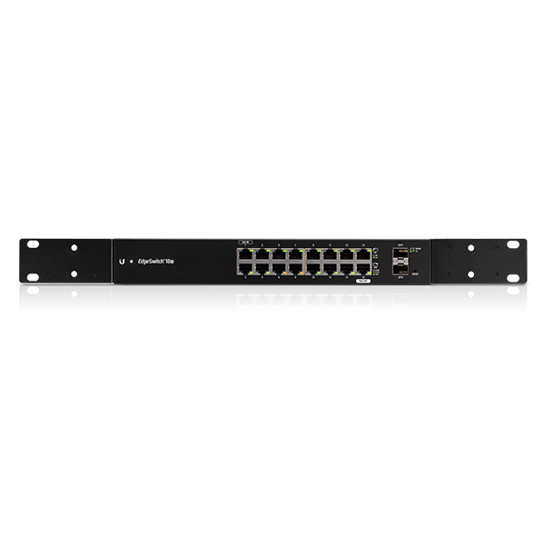 Ubiquiti EdgeSwitch 18X ES-18X – 16x Gigabit RJ45 + 2x SFP, PoE Passive 24V