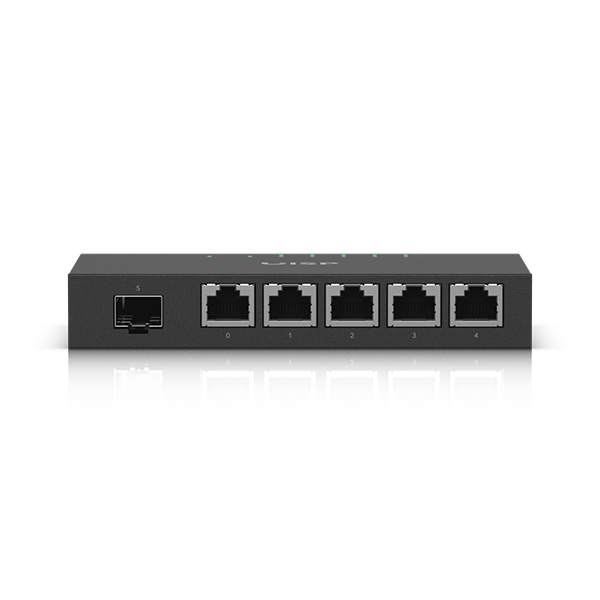EdgeRouter X SFP (ER-X-SFP) - Router Gigabit 5 cổng + 1 SFP, hỗ trợ PoE