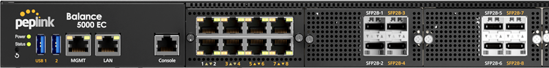 Peplink Balance 5000-EC-100G – Router SD-WAN 100G, throughput 110Gbps, SpeedFusion 30Gbps, Edge Computing cho hạ tầng doanh nghiệp lớn
