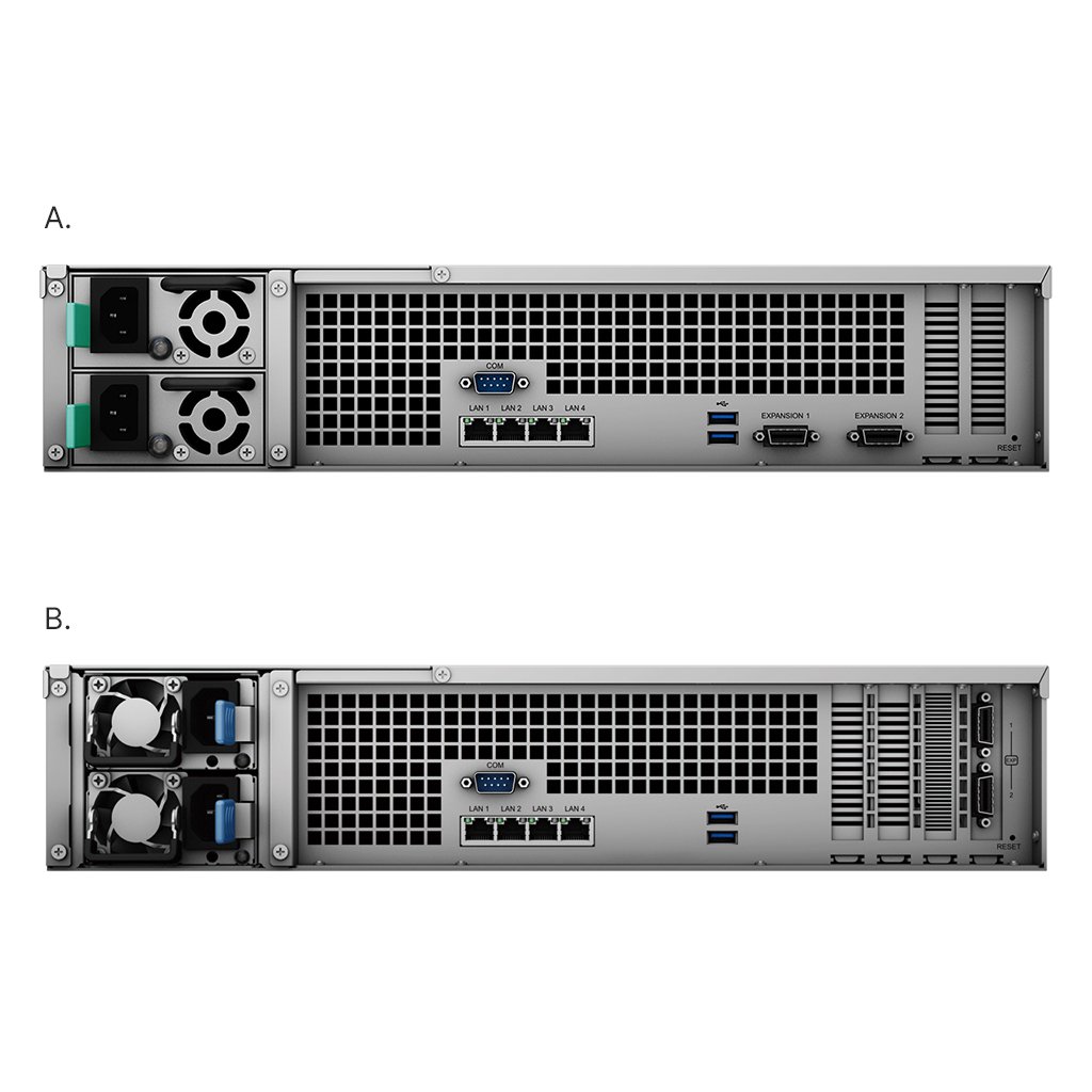 Synology RackStation RS3621RPxs | NAS 2U 12-Bay Hiệu Suất Cao, CPU Xeon 6-Core