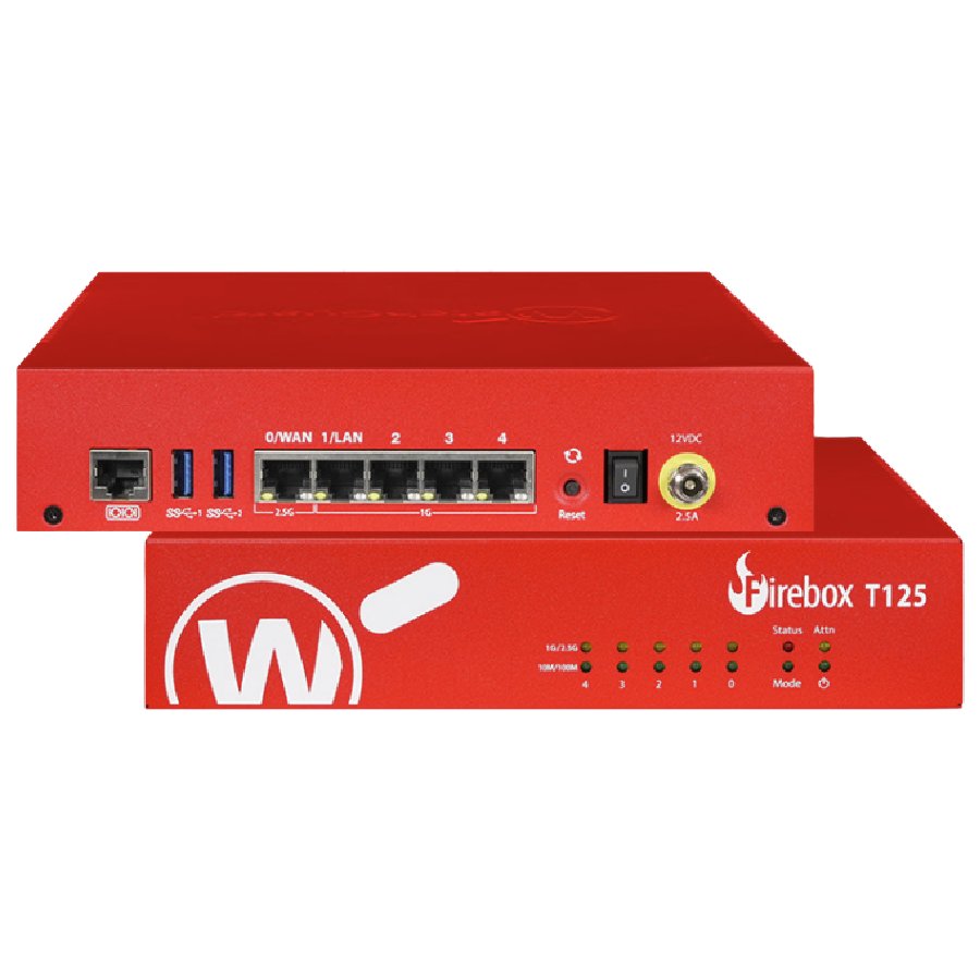 Tường Lửa WatchGuard Firebox T125 | Hiệu Suất Cao Cho Doanh Nghiệp Nhỏ