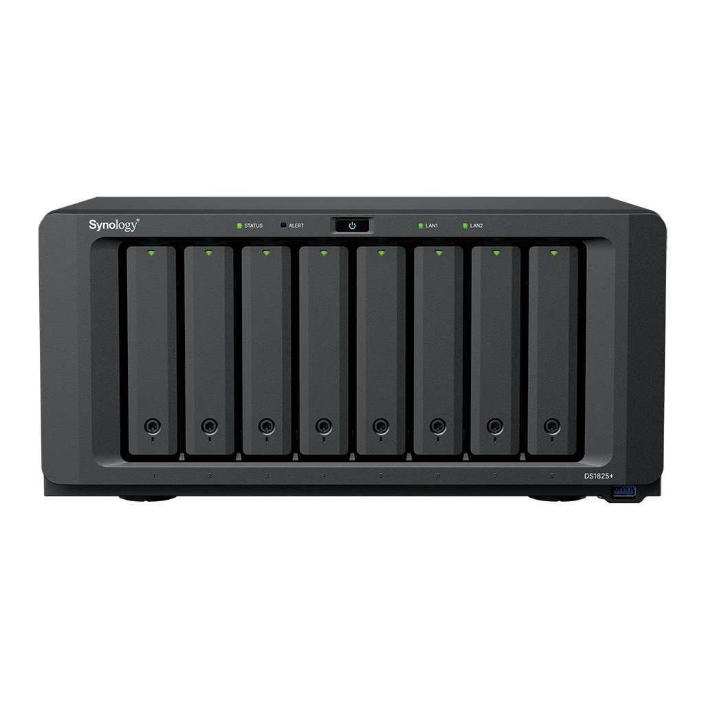 Synology DiskStation DS1825+ - NAS 8-bay mạnh mẽ, linh hoạt cho doanh nghiệp