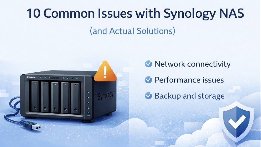 10 lỗi thường gặp khi dùng NAS Synology và cách xử lý thực tế
