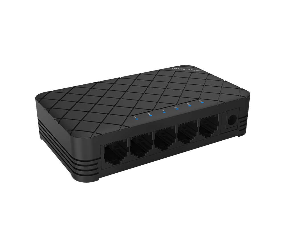 Ruijie Reyee RG-ES05G – 5-Port Gigabit Unmanaged Switch mini cho mạng tốc độ cao SOHO & SMB