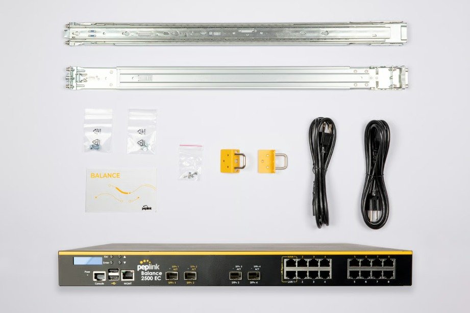 Peplink Balance 2500-EC – Router SD-WAN Edge Computing 10G, throughput 30Gbps, hỗ trợ 1TB SSD lưu trữ nội bộ
