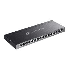 TP-Link SG2016P | Switch 16 Port Gigabit PoE+ Quản Lý Dễ Dàng Omada, VLAN, QoS, Tổng Công Suất 120W, Thiết Kế Kim Loại Êm Ái