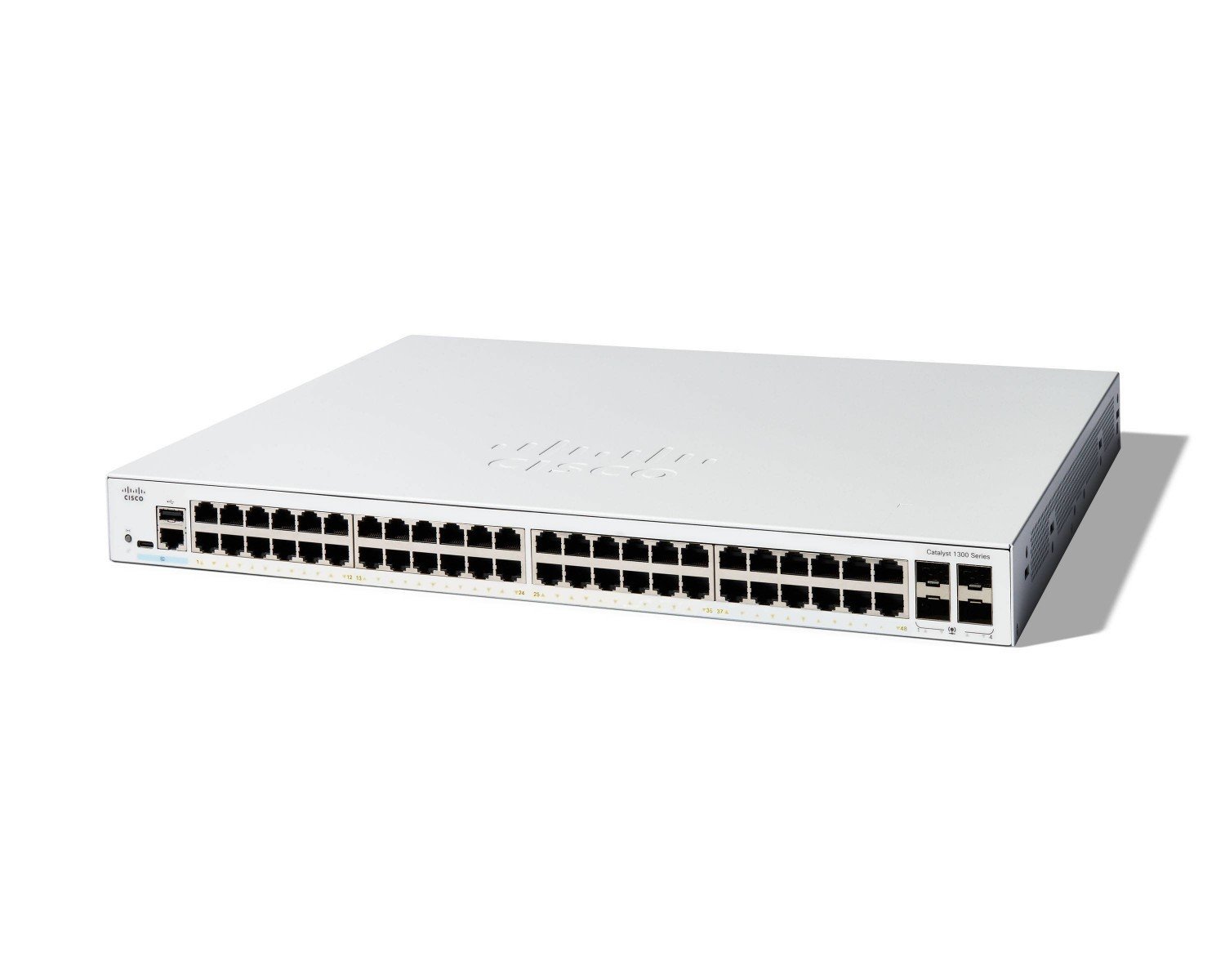 Cisco Catalyst C1300-48T-4G – Switch Gigabit 48 port + 4 uplink SFP, fanless, hiệu năng mạnh mẽ cho SMB