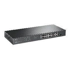 TP-Link TL-SG1218MPE | Switch Gigabit 16 port PoE + 2 SFP, Smart Managed, hỗ trợ Omada Controller & VLAN, công suất 250 W